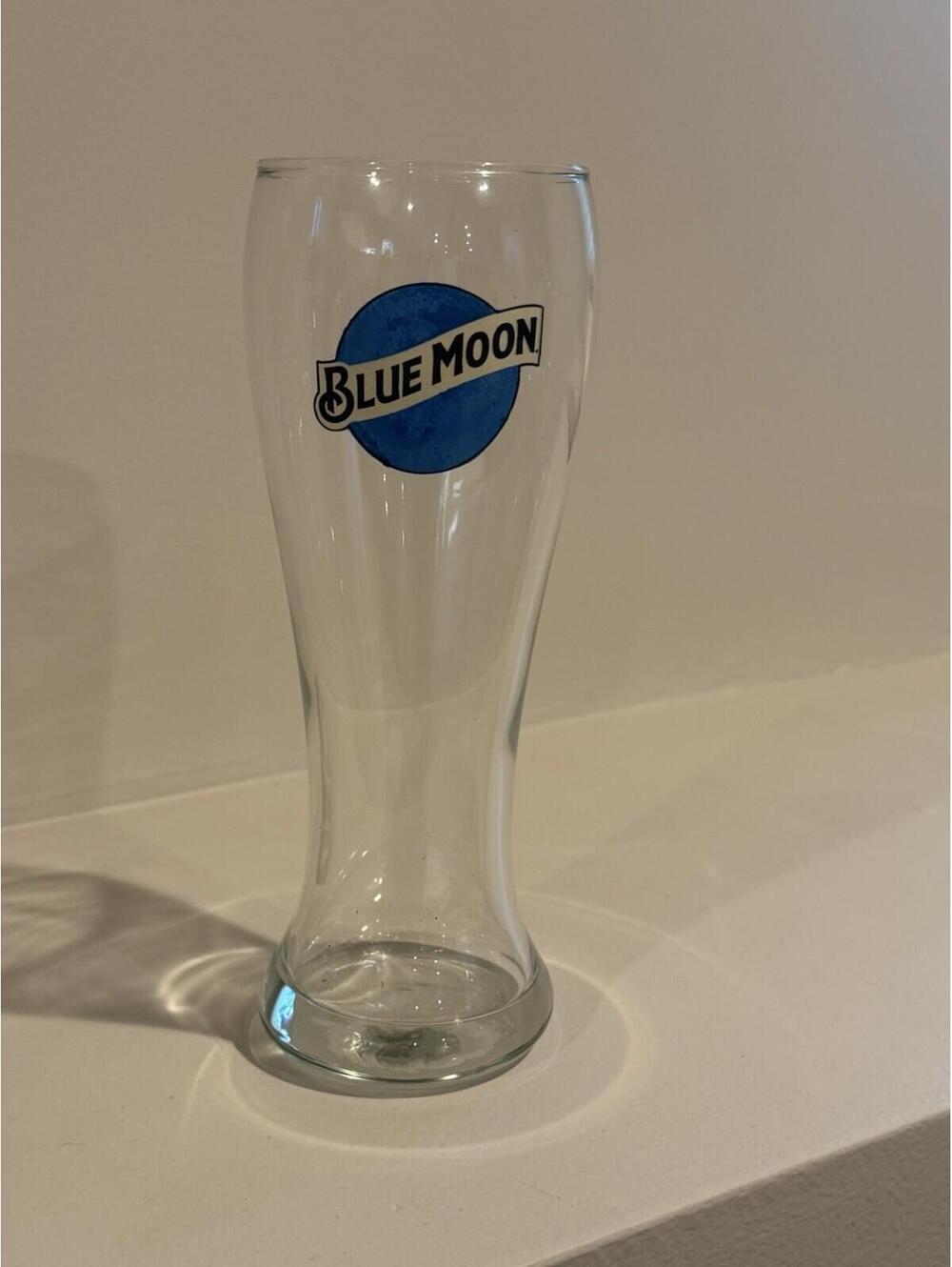 Blue Moon 16 oz Pilsner Beer Glass